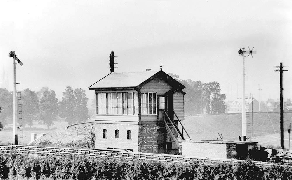 View of Folley Lane, later named Humber Road, junction signal box prior to it being opened and before the lever frame was installed