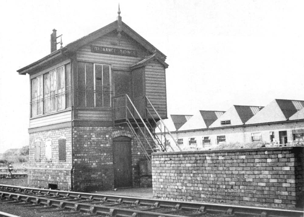 View of Ordnance Co Sidings signal box, its chief purpose being to control the sidings to Morris Engines and the Ordnance works