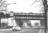 Binley Road bridge which carried the railway to Gosford Green sidings which was to the left of the camera