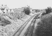 View looking south from Foleshill Road bridge along the disused branch towards Gosford Green