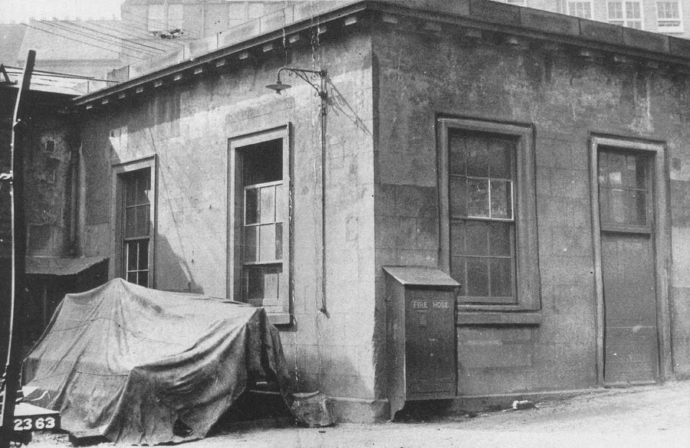 Curzon Street Station: View of the L & B station master's house which ...