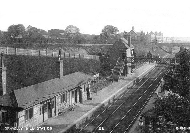 View of Gravelly Hill station which is still retaining its rural charm towards the end of the 19th century