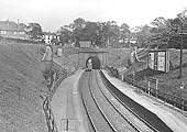 View of Handsworth Wood station in 1933 after it had been down graded to an unmanned Halt status