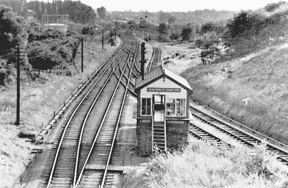 Kenilworth Junction: Looking towards Kenilworth station with the ...