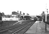 Looking towards Rugby as a Coventry bound autotrain stands at the down platform which was numbered No 2