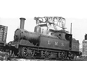 Ex-LNWR 0-6-2T 'Coal Tank' No 7742 stands in front of the new mechanical coaling plant still being built
