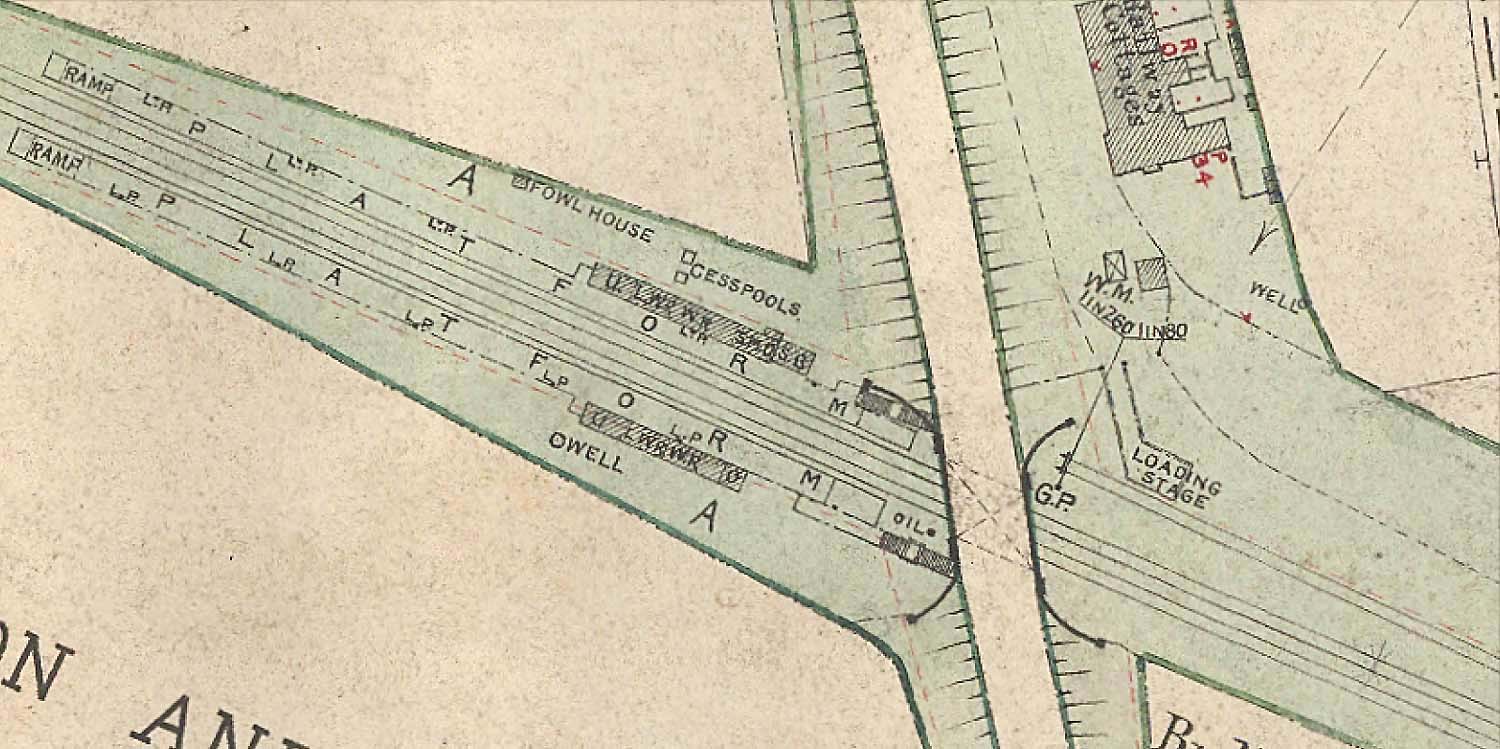 Napton Stockton Station A LNWR One Inch To Two Chains Map Of Napton   Lnwrn&s4387 