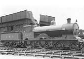 Another view of ex-LNWR 4-4-0 Precursor class No 5244 'Tubal' after being coaled at the original coaling stage circa 1933