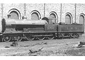 Ex-LNWR 4-6-0 'Prince of Wales' Class No 5731 stands outside of Rugby's Engine Fitting Shop on 6th March 1934