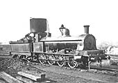 LNWR 'Class B' 0-8-0 No 1436 is seen topping up its tender as it prepares to exit the shed for its next working