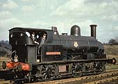 A later view of the ex-LNWR Special Tank Engine showing the crew posed for John McCann's camera in March 1954