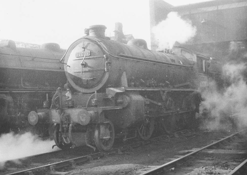 Rugby Shed: British Railways built Peppercorn K1 2-6-0 No 62039 is seen ...