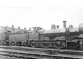 Ex-LNWR 2F 0-6-0 Cauliflower No 8575 stands in line with others outside No 1 shed ready for its next turn of duty