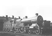 LMS 4P 4-4-0 Compound class No 1151 stands in pristine condition ready for its next trip on 31st March 1935