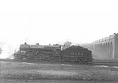 LMS 2-6-0 'Crab' No 13073 reverses to the turntable ready for its next trip on 17th August 1928