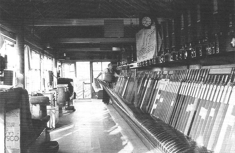 Another internal view of Rugby's No 7 replacement signal cabin complete with its 175 lever signal cabin