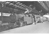 BR built 4MT 2-6-4T No 42062 in No 3 bay after arriving with the 4:50pm service from Leicester on 27th June 1959