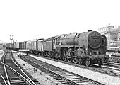 BR Britannia Class 4-6-2 No 70016 'Ariel' passes through on an up Type 3 working on 15th September 1962