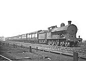 LNWR 4-6-0 Prince of Wales Class No 940 'Richard Cobden' leaves Rugby on an up Manchester express