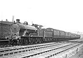 LNWR 4-6-0 Prince of Wales Class locomotive is seen on an up express near Clifton Road Junction circa 1922