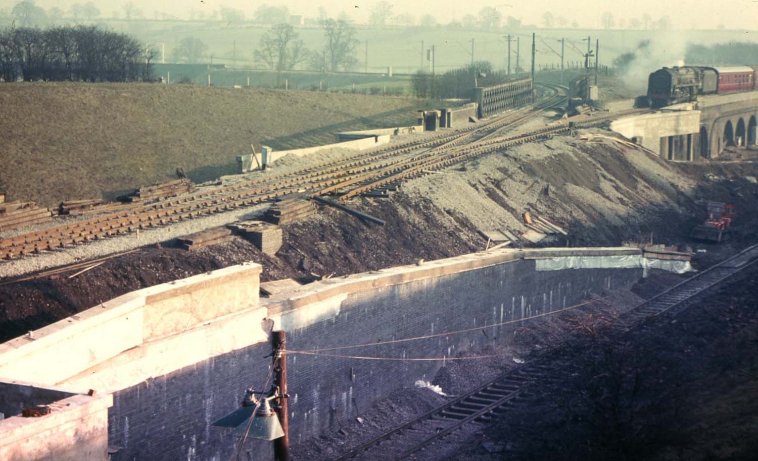 Rugby Station - View Of Clifton Road Junction Railway Bridge As An EB1