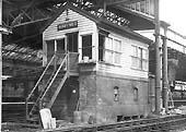 Rugby No 2 Signal Cabin which was sited between the down platform lines and the through lines