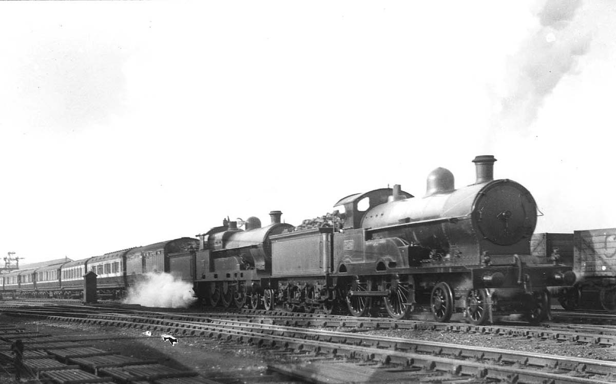 Rugby Station Pre-grouping Locomotives: LNWR 4-4-0 George V class No ...