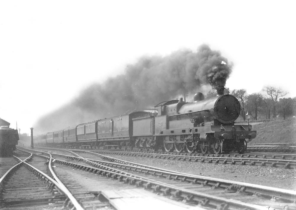 Shilton Station: An unidentified LNWR 4-6-0 Claughton Class unnamed ...