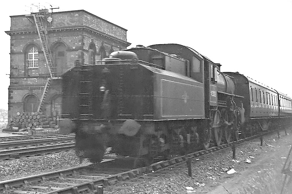 Tamworth Station: British Railways built Ivatt Class 4MT 2-6-0 No 43003