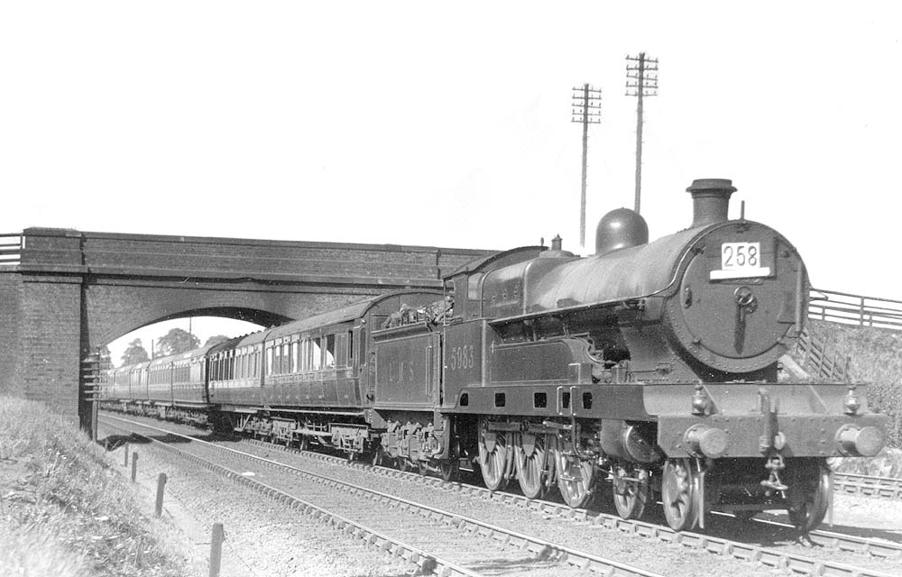 Trent Valley Lineside Ex LNWR XP Claughton Class No One Of The Class Never To