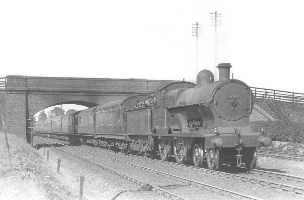 Trent Valley Lineside Ex Lnwr P Precursor Class No Brindley Is Seen Passing Under