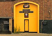 The main door into the Wagon Works complete with title 'Duddeston Wagon Repair Depot'