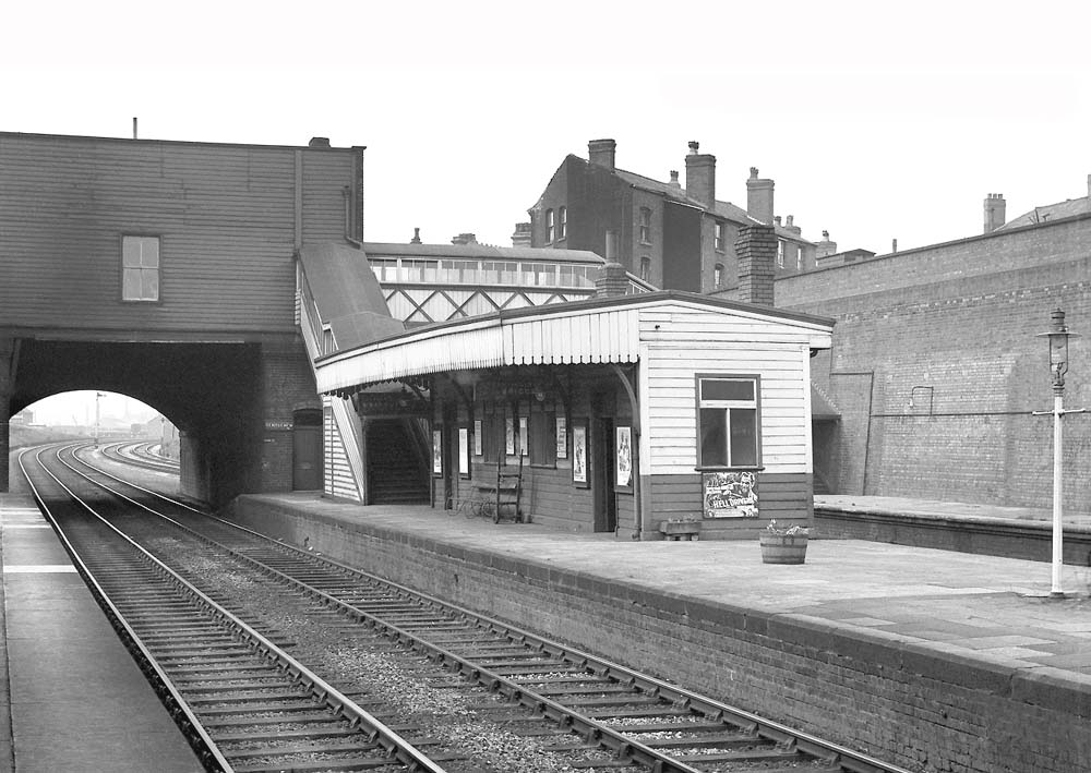 Winson Green Station: Looking beneath the roadside station structure ...