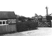 View of Harriet Rollason & Sons office, Weighbridge and one of the company's three Private Owner wagons