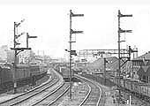 Close up showing on the right Saltley Gas Works' extensive sidings which lay alongside the former Midland Railway main line