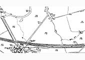 A 1924 25 inch to the mile Ordnance Survey map showing Forge Mills station and its goods yard