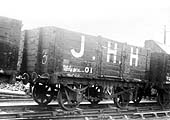A Private Owner Wagon marked J.H.H, the initials of James Henry Harper, one time colliery clerk who became Secretary of the Kingsbury Colliery