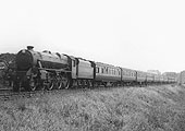 LMS Stanier 4-6-0 5P5F No 5088 heads yet another holiday special on a sunny summers in 1936