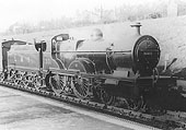 LMS 4-4-0 'Compound' 4P No 1031 is seen with a four-wheel horse box immediately behind the tender