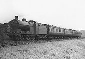 LMS 0-6-0 4F No 4133 is seen having been pressed into service on a local passenger working in 1936