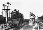 Ex-LMS 5MT No 44845 from Belle Vue shed carries a M826 special train reporting number on 4th September 1953