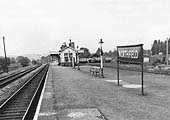 Northfield Station looking towards Barnt Green in the early 1960s just prior to closure of the goods yard