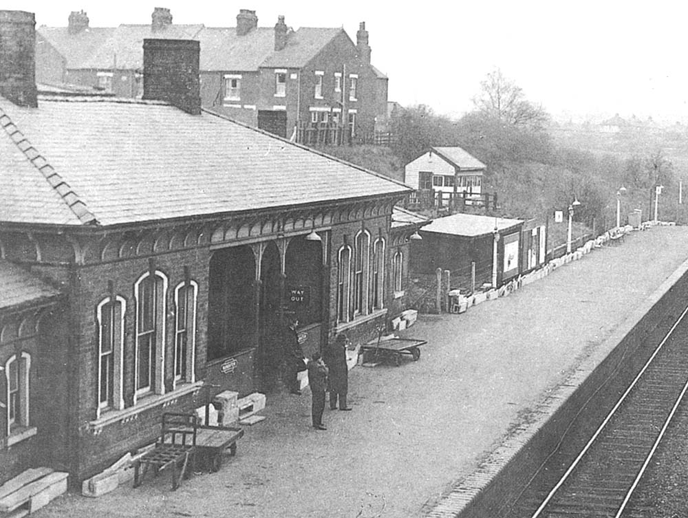 Nuneaton Abbey Street Station Close Up Showing Abbey Street S Main Passenger Building Located