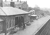 Close up showing Abbey Street's main passenger building located on the Birmingham platform