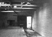 An internal view of Nuneaton Abbey Street's goods shed shortly before it was demolished