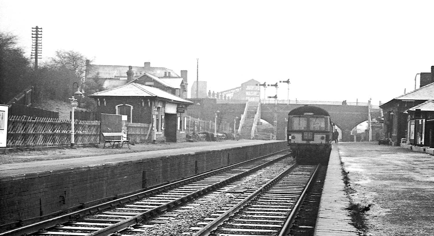 Nuneaton Abbey Street Station: A Leicester to Birmingham Diesel ...