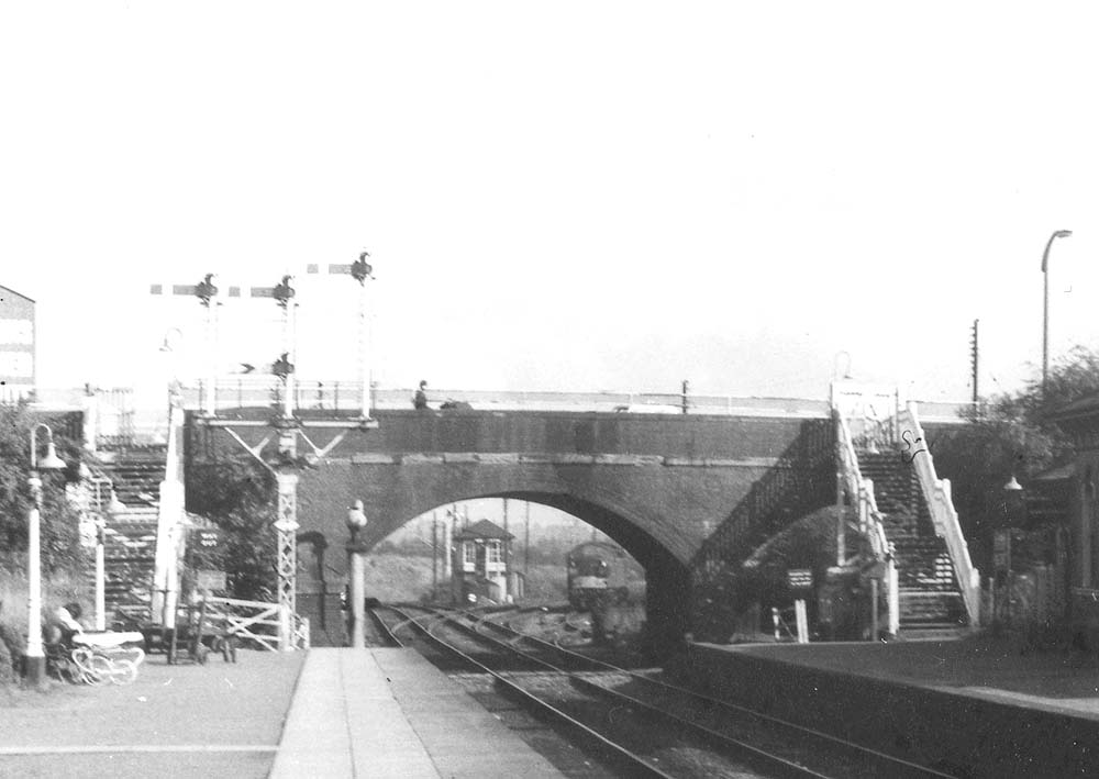 Nuneaton Abbey Street Station Close Up Showing How Passengers Were Expected To Cross The