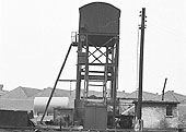 View of Saltley shed's mechanical ash handling plant used to speed up the servicing of locomotives