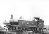 Ex-Midland Railway 1F 0-6-0T No 1856 is seen having a brief respite between duties during its shunting of dead engines at Saltley shed