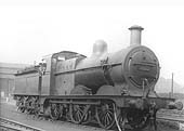 Ex-MR 3F 0-6-0 No 3520, another member of the MR's 1873 class, is seen leaving Saltley shed ready for a class J trip on 2nd July 1938